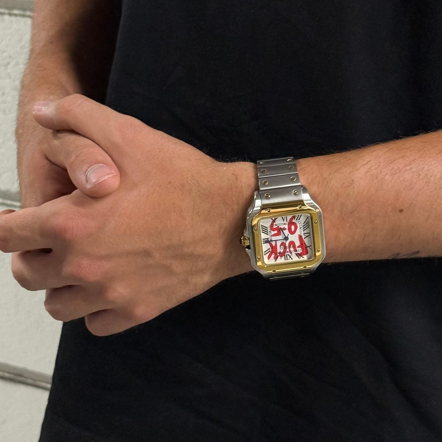 Santos Mod - Two-Tone F*ck 9-5 White