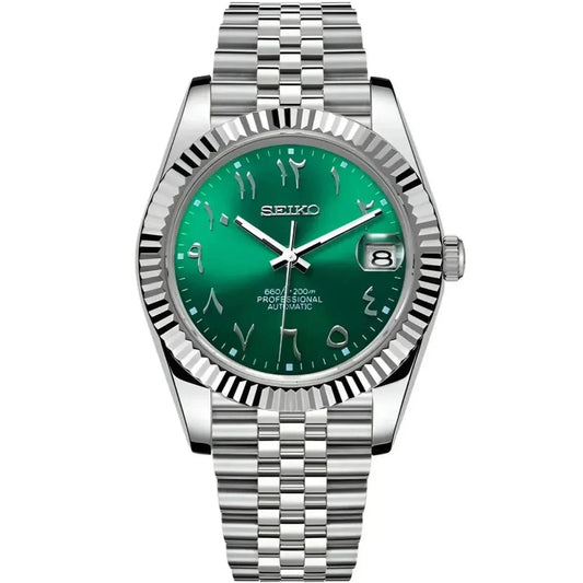 Datejust Mod - Arabic Green