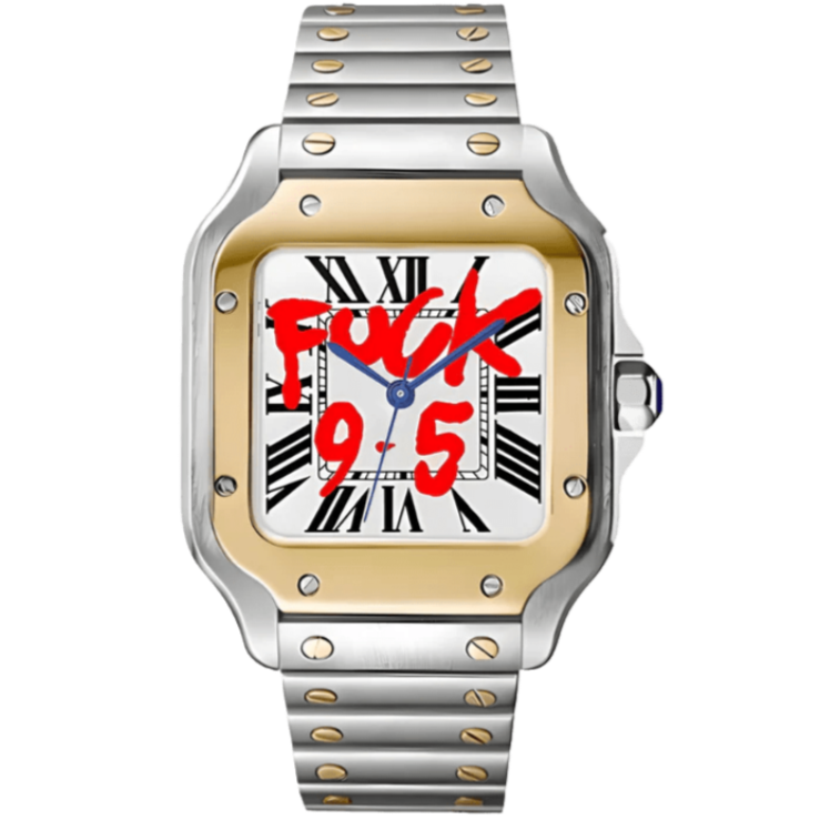 Santos Mod - Two-Tone F*ck 9-5 White